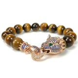 Panthera Elite™ Men's Stone Bead Bracelet