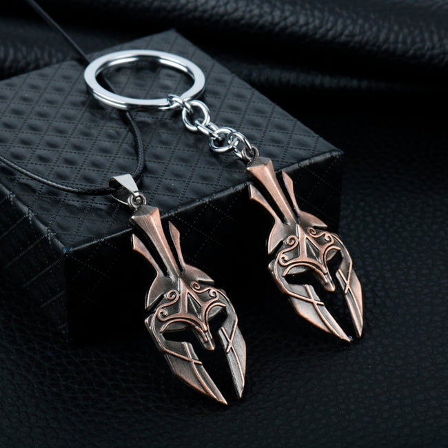Spartan Warrior Necklace & Keychain