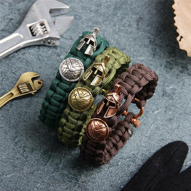 The Spartan Paracord Survival Bracelet