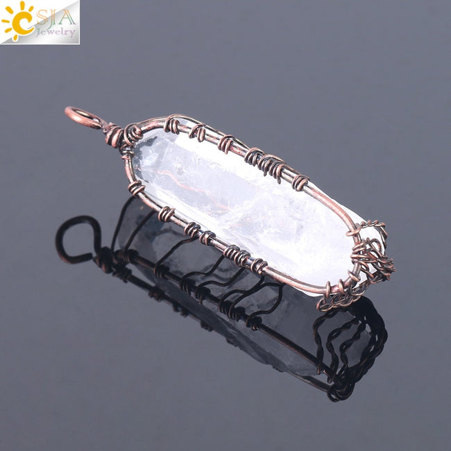 Earth & Life Elven Duality Pendant Necklace