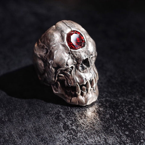 Cyclops Skull Ring [Handmade]