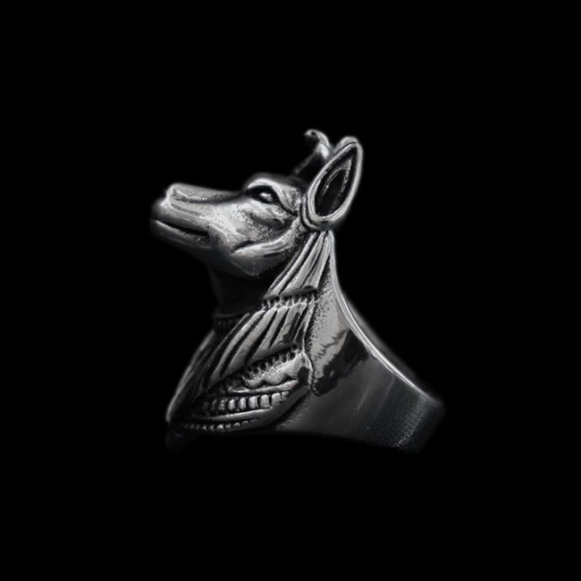 Anubis Stainless Steel Ring