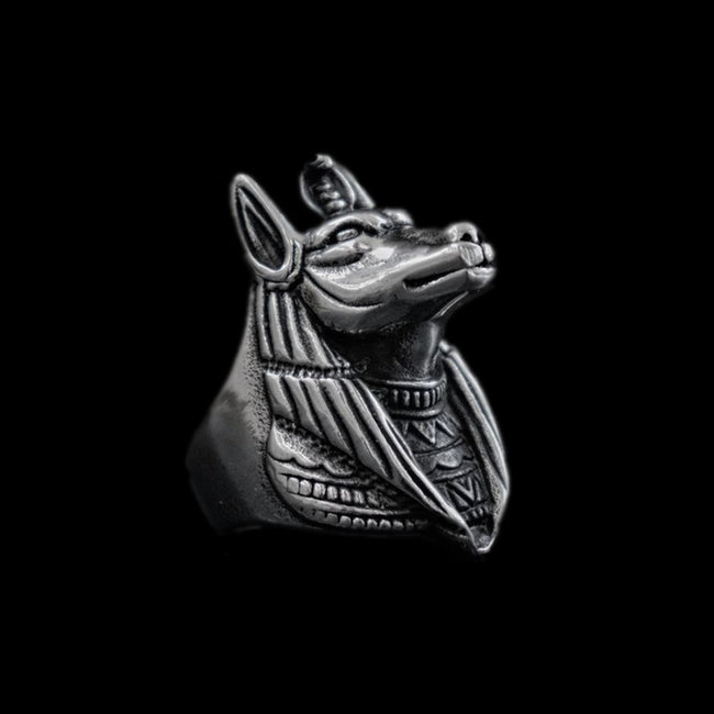 Anubis Stainless Steel Ring