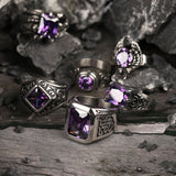 Amethystian Splendor Rings