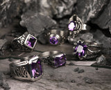 Amethystian Splendor Rings