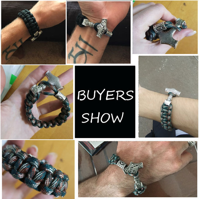 True Viking Paracord Survival Bracelet