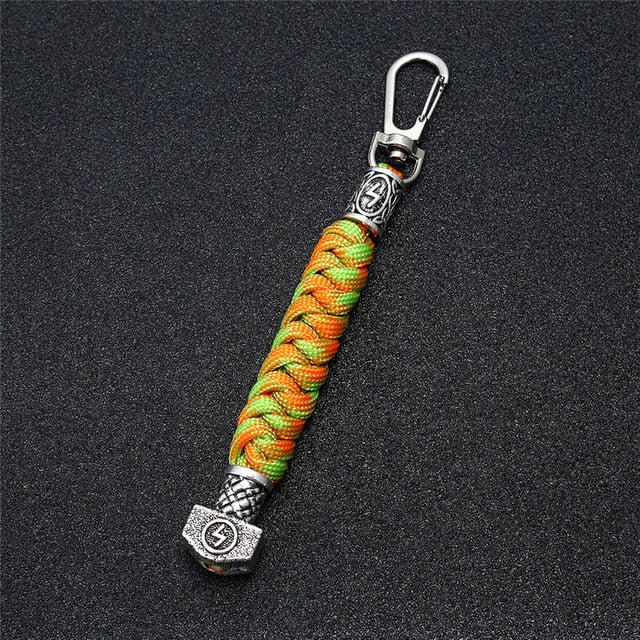 Viking Rune Paracord Keychains