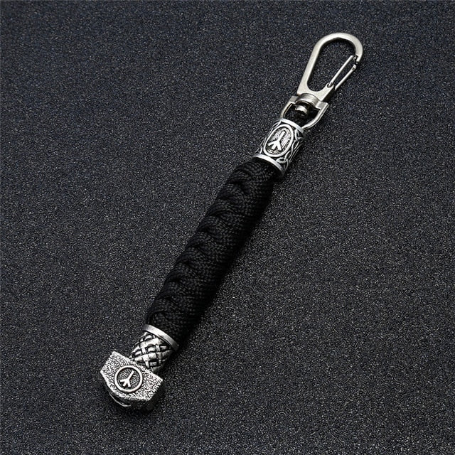 Viking Rune Paracord Keychains