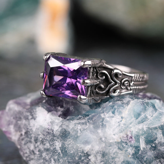 Amethystian Splendor Rings
