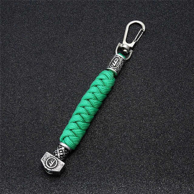 Viking Rune Paracord Keychains