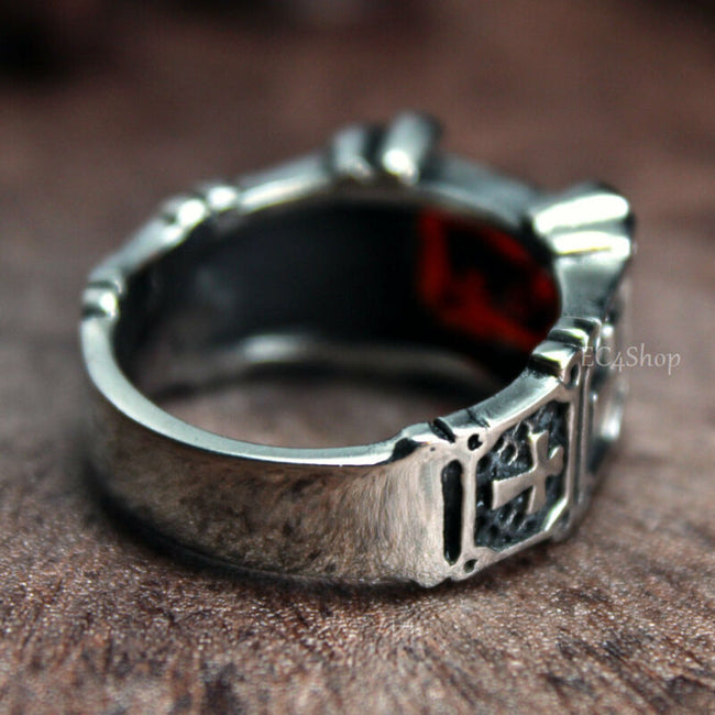 Templar's Crusader Ring [Stainless Steel]