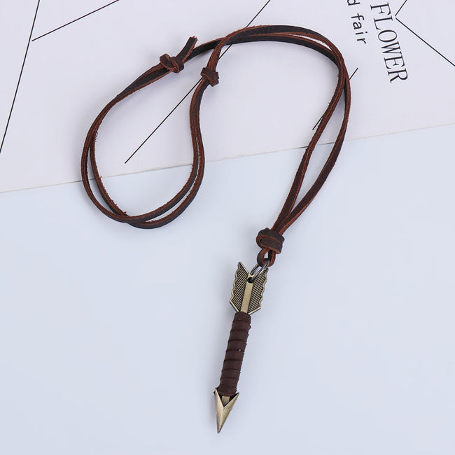 Piercing Light Arrow Necklace