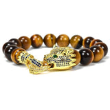 Panthera Elite™ Men's Stone Bead Bracelet