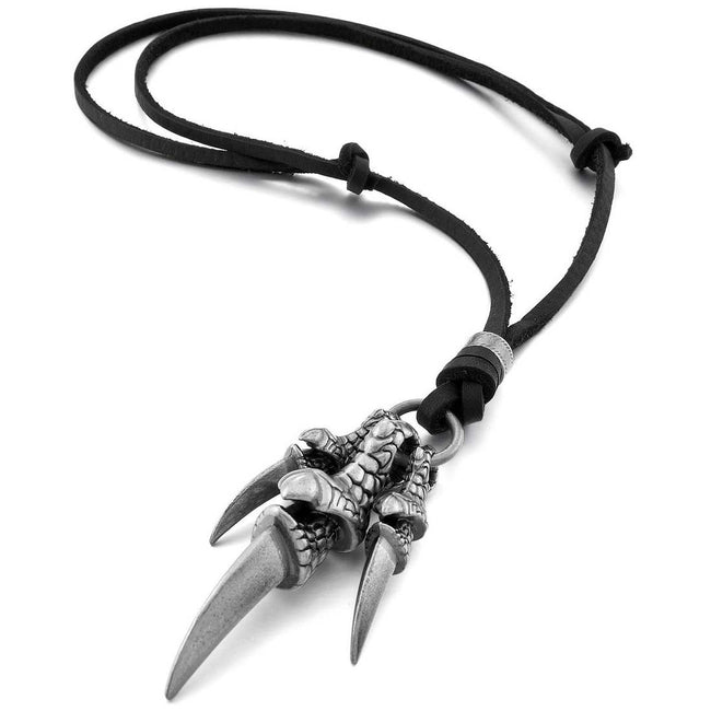 Splemin Dragon Claw Pendant Necklace for Women and Men Vintage Stainless  Steel Purple Blue Red Green Ball Hip Hop Punk Gothic Biker Amulet  Protection Talisman Necklaces,24 Inches Chain | Amazon.com