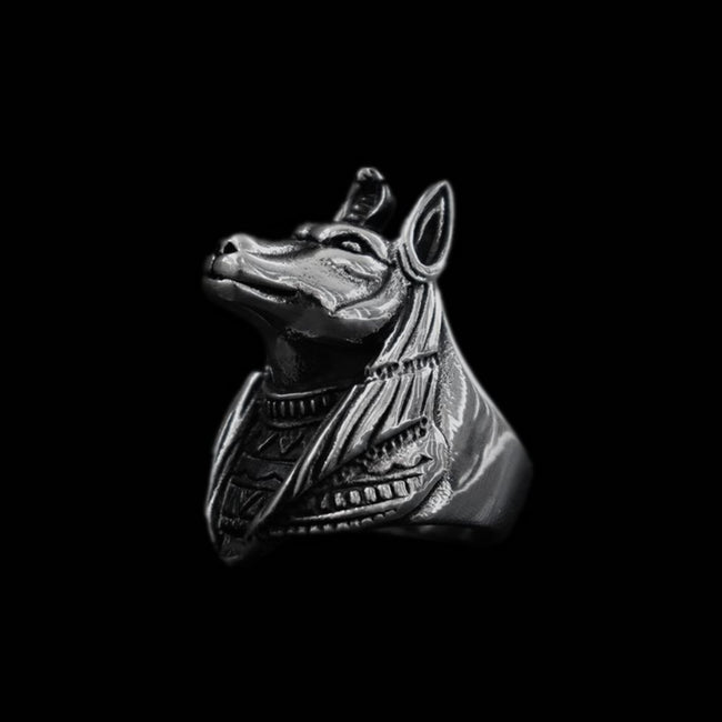 Anubis Stainless Steel Ring
