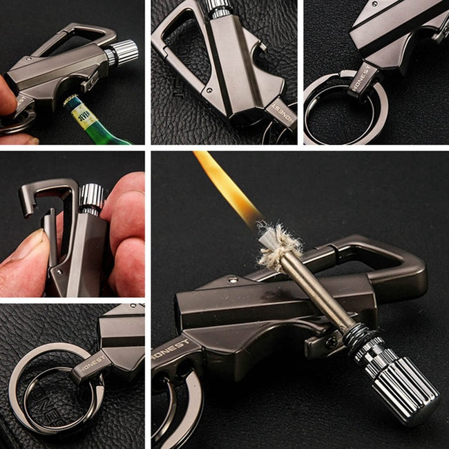 Luxury Trench Lighter Keychain