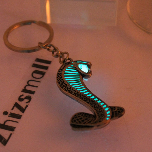 Egyptian Cobra Glow in the Dark Keychain