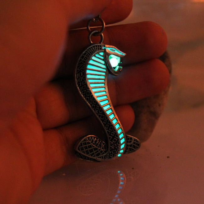 Egyptian Cobra Glow in the Dark Keychain