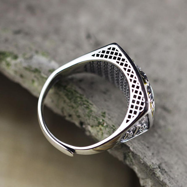Wind Dragon Ring [925 Sterling Silver] [Handcrafted]