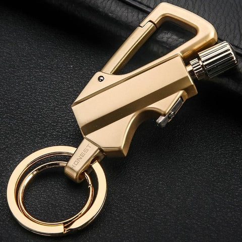 Luxury Trench Lighter Keychain