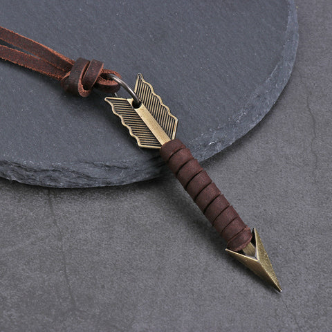 Piercing Light Arrow Necklace